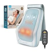 COMFIER Shiatsu Back Massager with Heat, Neck and Back Massager for Pain Relief Deep Tissue,Gift ...