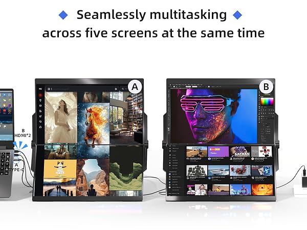 portable laptop screen extender