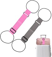 Luggage Connector Straps 2Pcs,2026 New Multi Use Strong Adjustable Bag Luggage Straps,Add a Bag E...