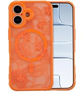 XIZYO Magnetic Case for iPhone 17 Floral Rose Cute Phone Case [Compatible with Magsafe] for Women...