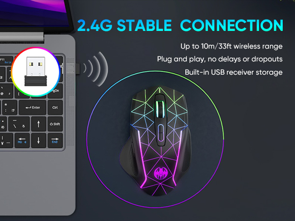 Wireless Mouse Mouse Jiggler for Laptop