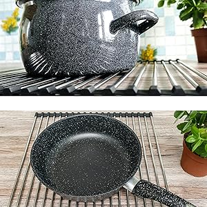 Over the Sink Multipurpose Roll Up Dish Drying Rack for Kitchen