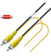 Pixelman 33Ft Backup Camera RCA Plug Video Extension Cable,Pure Copper Double-Shielded Car Rear V...