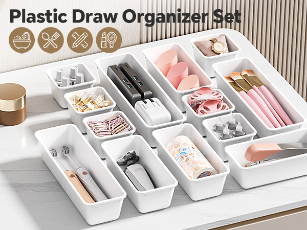plastic drawers organizer tray
