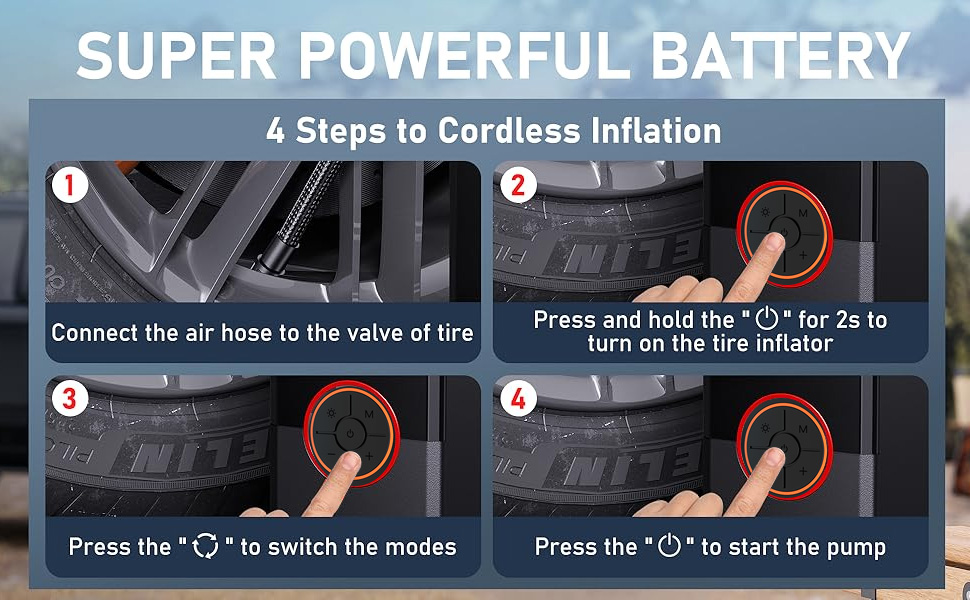 Tire Inflator Portable