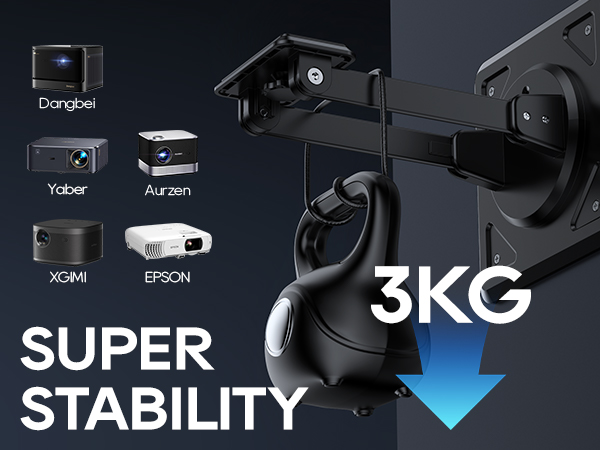 Projector Mount Projector Stand, Ceiling Wall Desktop Mount