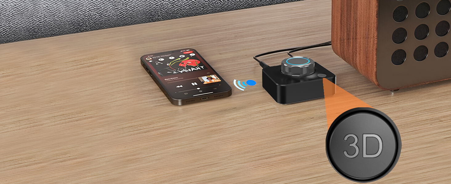 bluetooth adapter 3D music
