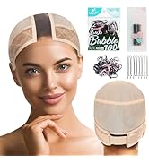 Qeedy Wig Caps for Women with Elastic Bands and Bobby Pins - Wig Cap for Lace Front Wigs - Stretc...