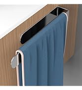 HUFEEOH Hand Towel Holder, Self Adhesive Towel Bar Towel Holder for Kitchen Cabinet, SUS 304 Stai...