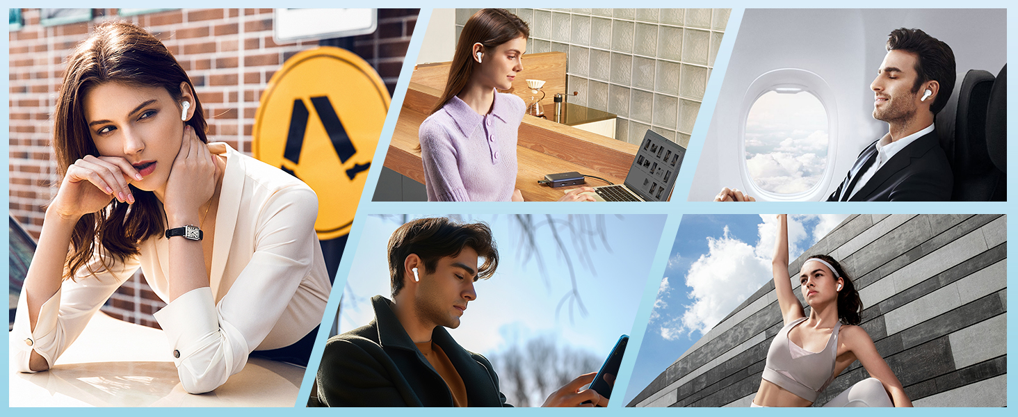 wireless headphones in ear usage scenarios