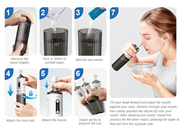 electric nasal irrigation system