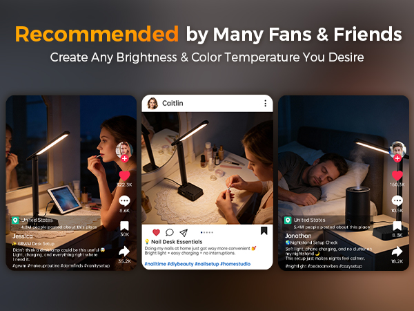 desk lamp with outlet