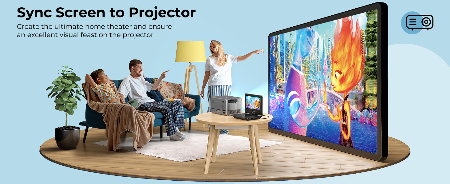 sync to projector