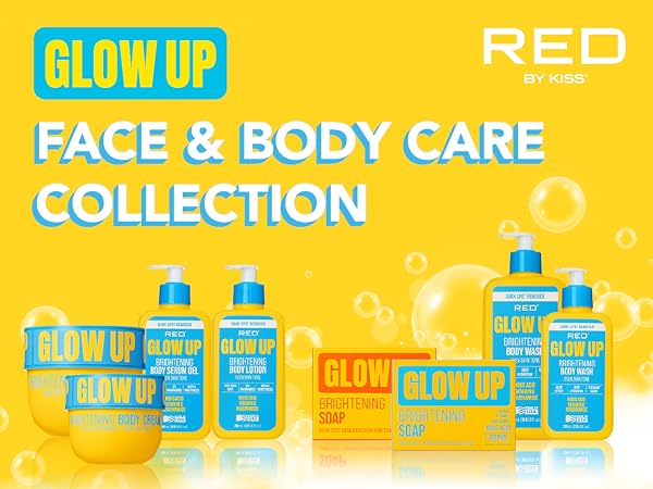 Red by Kiss Glow Up Skin Toning Body Care Collection