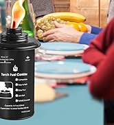 ZSZMFH 6 Pack Torch Canisters,12 oz Bamboo Torch Refillable Replacement Canister, Outdoor Citrone...
