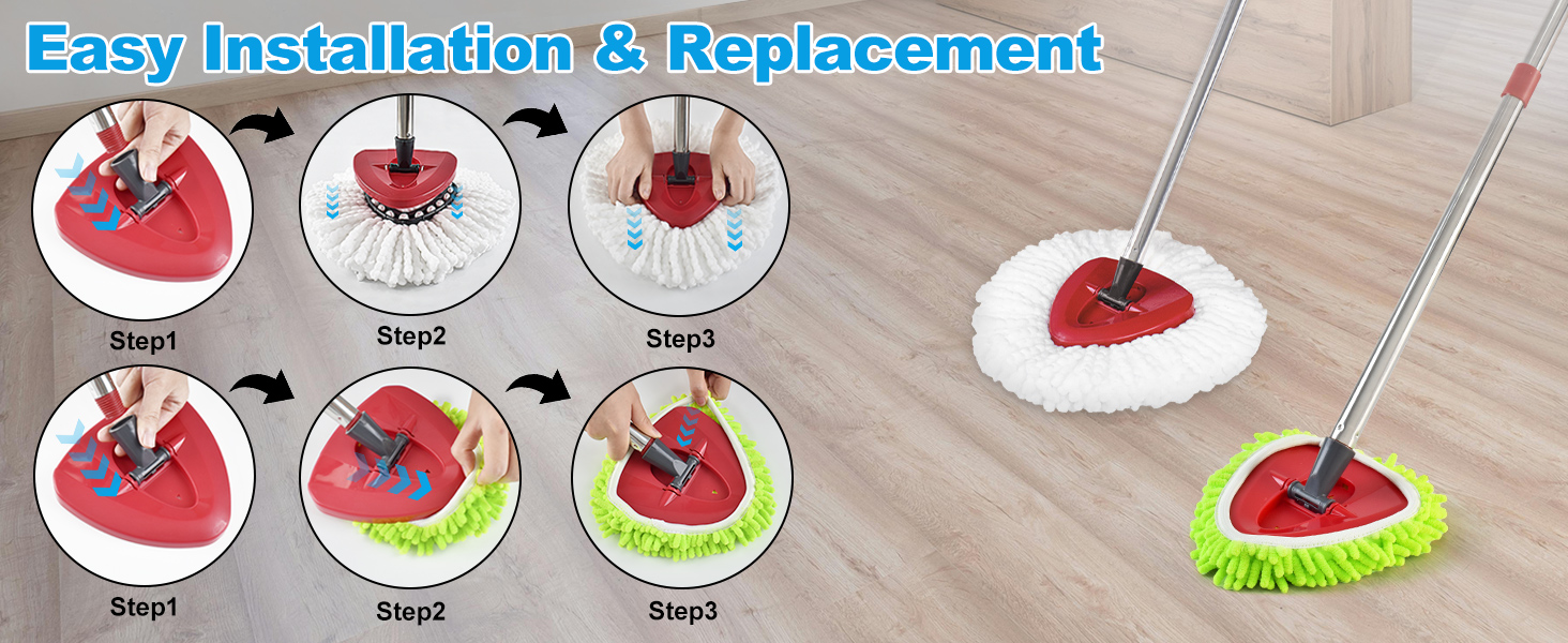 cedar mop replace head