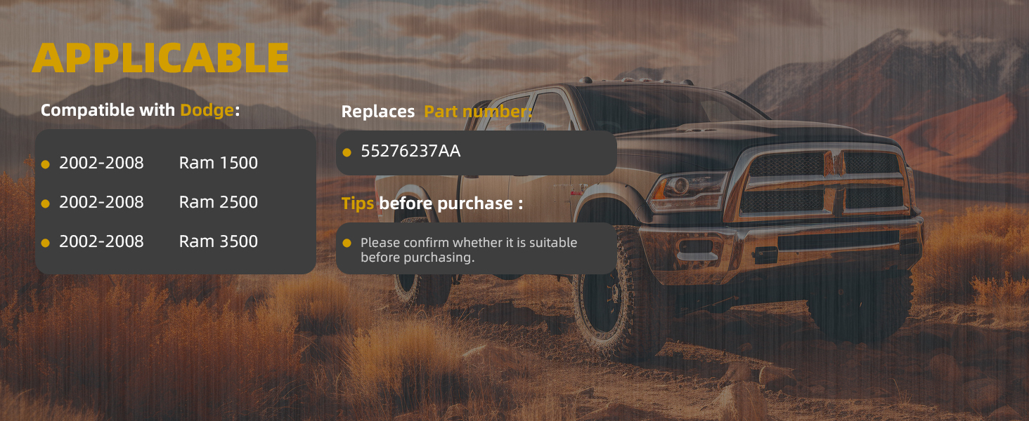 2002-2008 RAM 1500 tailgate handle with camera-5