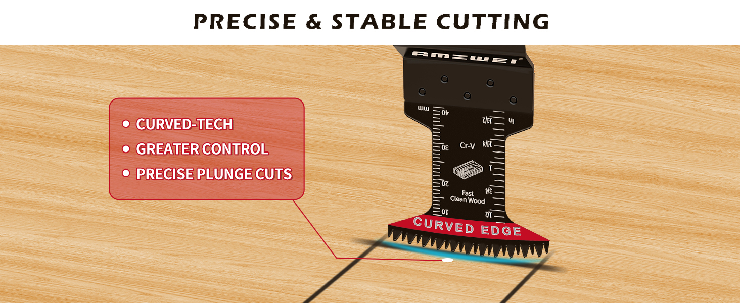 curved edge saw blades oscillating