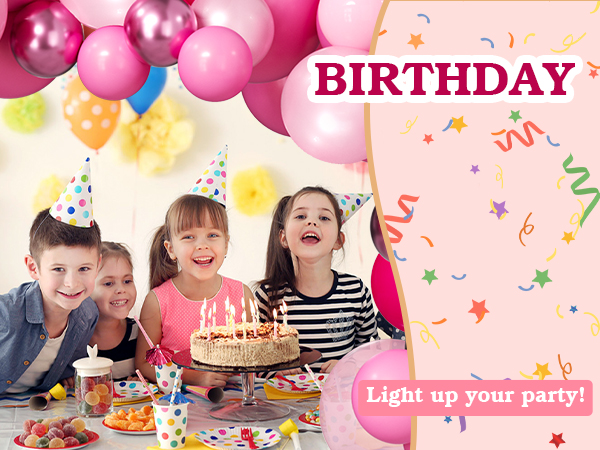 multiple pink latex balloons kit