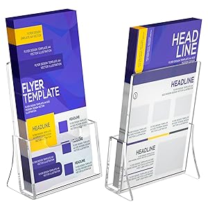 acrylic magzine holder 