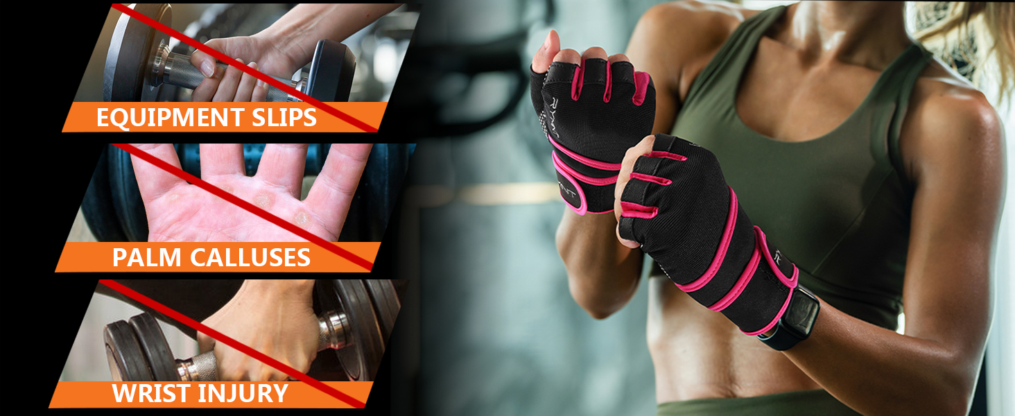 padded workout gloves for women