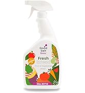 Good Salt Home Fresh Extend Fruit and Vegetable Wash, Natural Produce Cleaner, Made in the USA, 3...