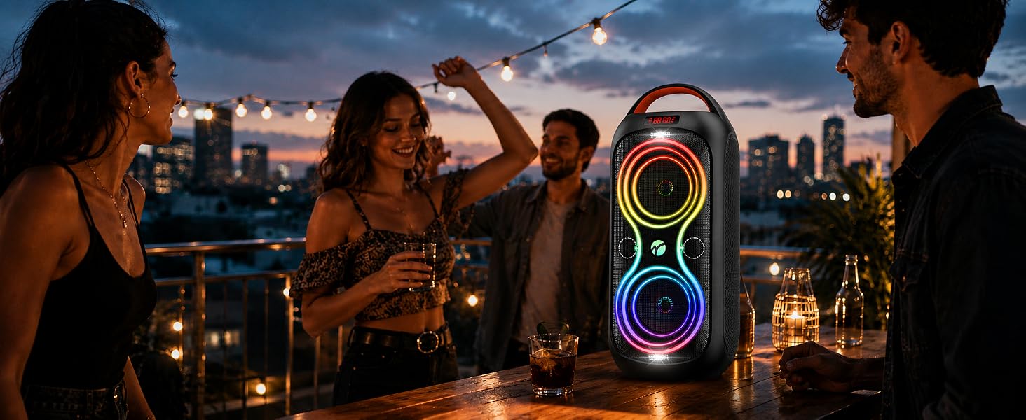 amazing led lights function at night!