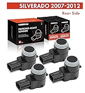 A-Premium 4-PC Rear Reverse Backup Parking Assist Sensor Compatible with Chevy, GMC &amp; Cadillac Mo...