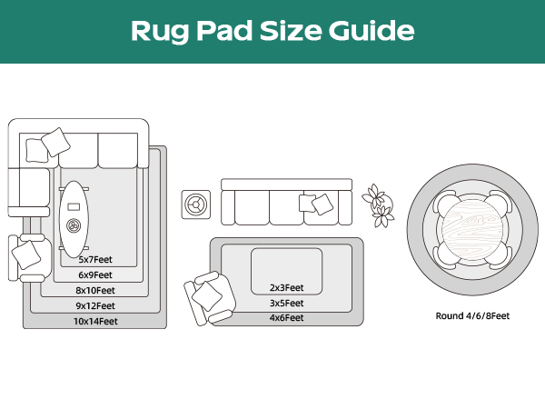 rug pad gripper 8x10 non slip rug pad runner rug pad non skid under rug area rug pad 