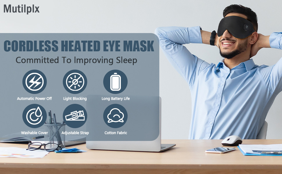 heated eye mask