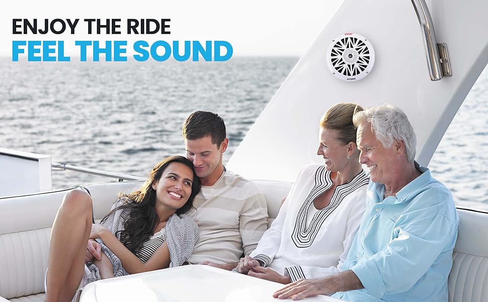Pyle 5.25 Inch Dual Marine Speakers - 2 Way