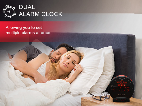 alarm clock for heavy sleepers, Sonic bomb alarm clock, heavy sleeper alarm clock