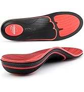 PCSsole Work Comfort Orthotic Insoles - 220+ lbs Heavy Duty High Arch Support Inserts with Shock ...