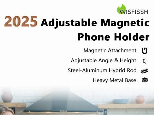 Adjustable magnetic phone holder