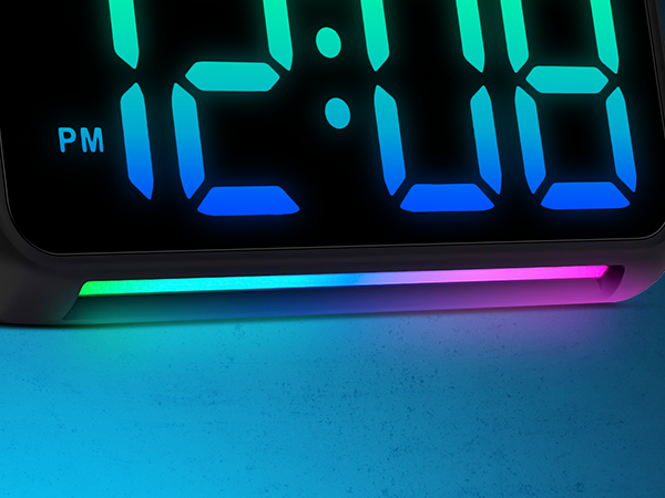 customizable RGB display and multi-mode night light 