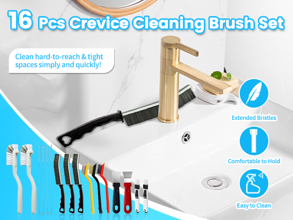 Crevice Cleaning Brush Set