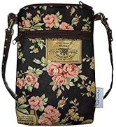 Tainada Women Crossbody Shoulder Travel Zippered Wallet Purse Clutch Phone Bag w/Detachable Strap...