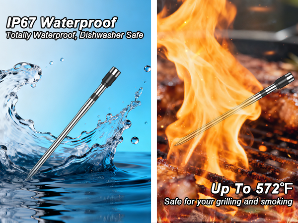 IP67 waterproof &amp; heat resistant feature