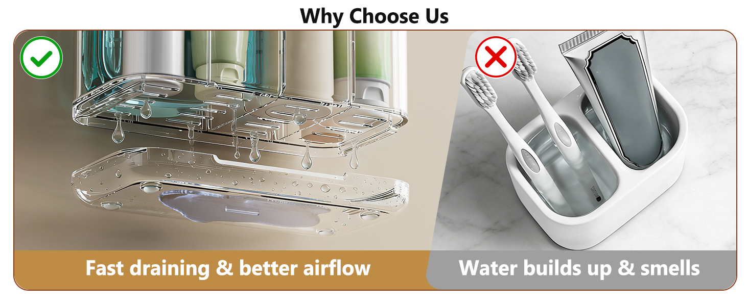 toothbrush holders for bathrooms