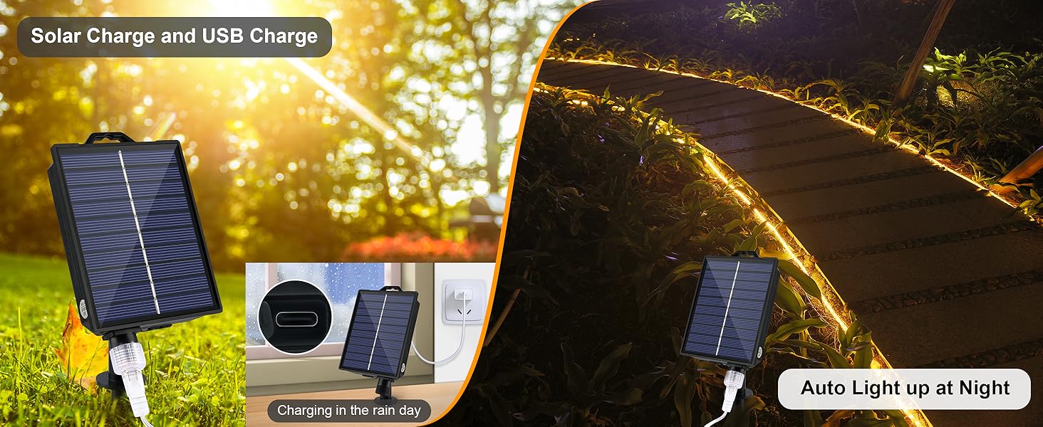Solar Charge and USB Charge