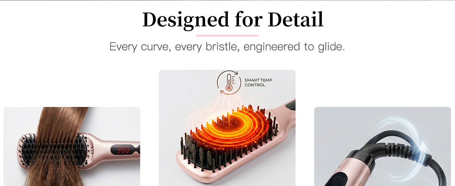 Hair Straightener Brush
