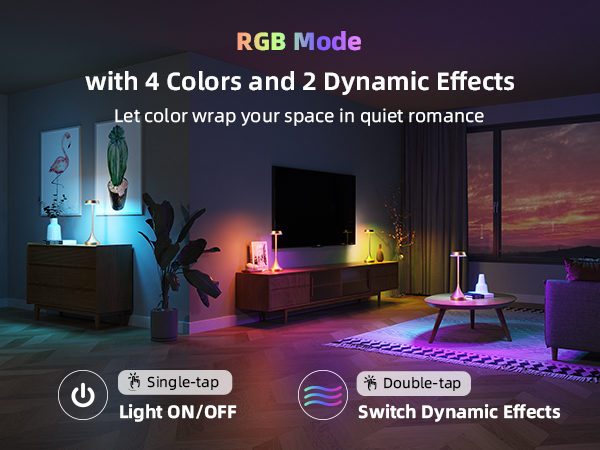 table lights rechargeable