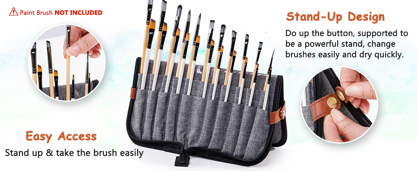 Paint Brush Holder &amp; Organizer