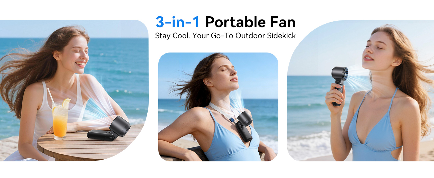 portable handheld fan
