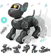 FUUY Robot Dog for Kids Upgrade Robot Toys Dog for Boys Train Dog, Tease Dog, Walk Dog Interactiv...
