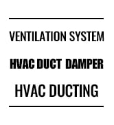 HVAC Duct Manual Volume Backdraft Damper