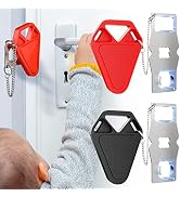 Portable Door Lock for Travel Essential: 2Pack Upgraded Hotel Home Security Safety Locks from Ins...