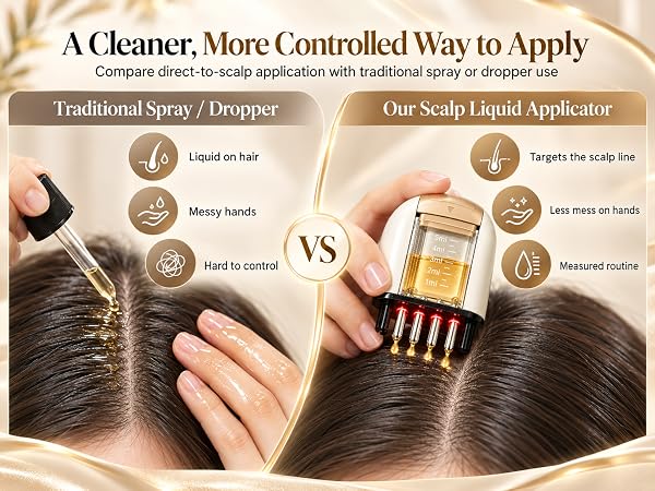 hair oil scalp applicator