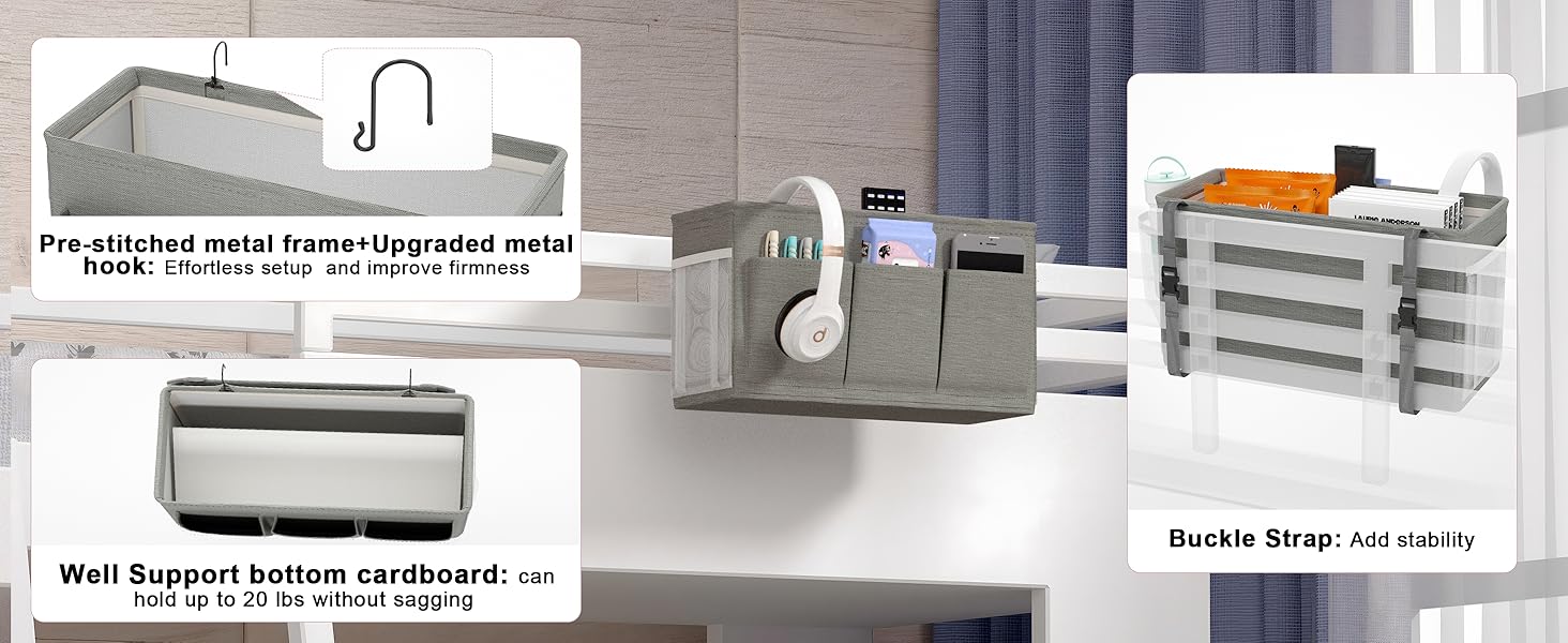 bed caddy organizer