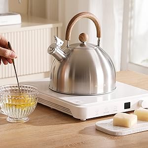 whistling tea kettle for stove top